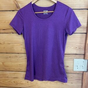 32 Degrees Purple Short Sleeve Tee Active Wear Women’s Medium Running Hiking